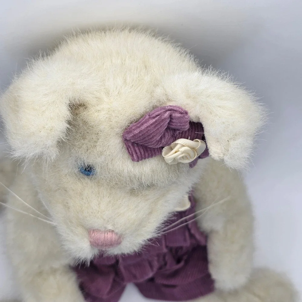 Boyds Bears Collection‎ Purple Corduroy Overalls 12